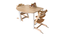 Robuuste tafel met 1 ronde zijde L100 x B80 cm Tangara groothandel kinderopvang en kinderdagverblijfinrichtng 3